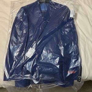 New navy blue suit with tags!